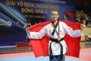 Vaschools Student Establishes Golden Accomplishment In Asean Taekwondo Championships 2022